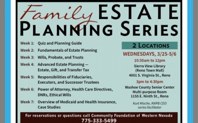 Learn About Wills, Health Care Directives and Estate Planning Fundamentals In A Free 7-Week Workshop